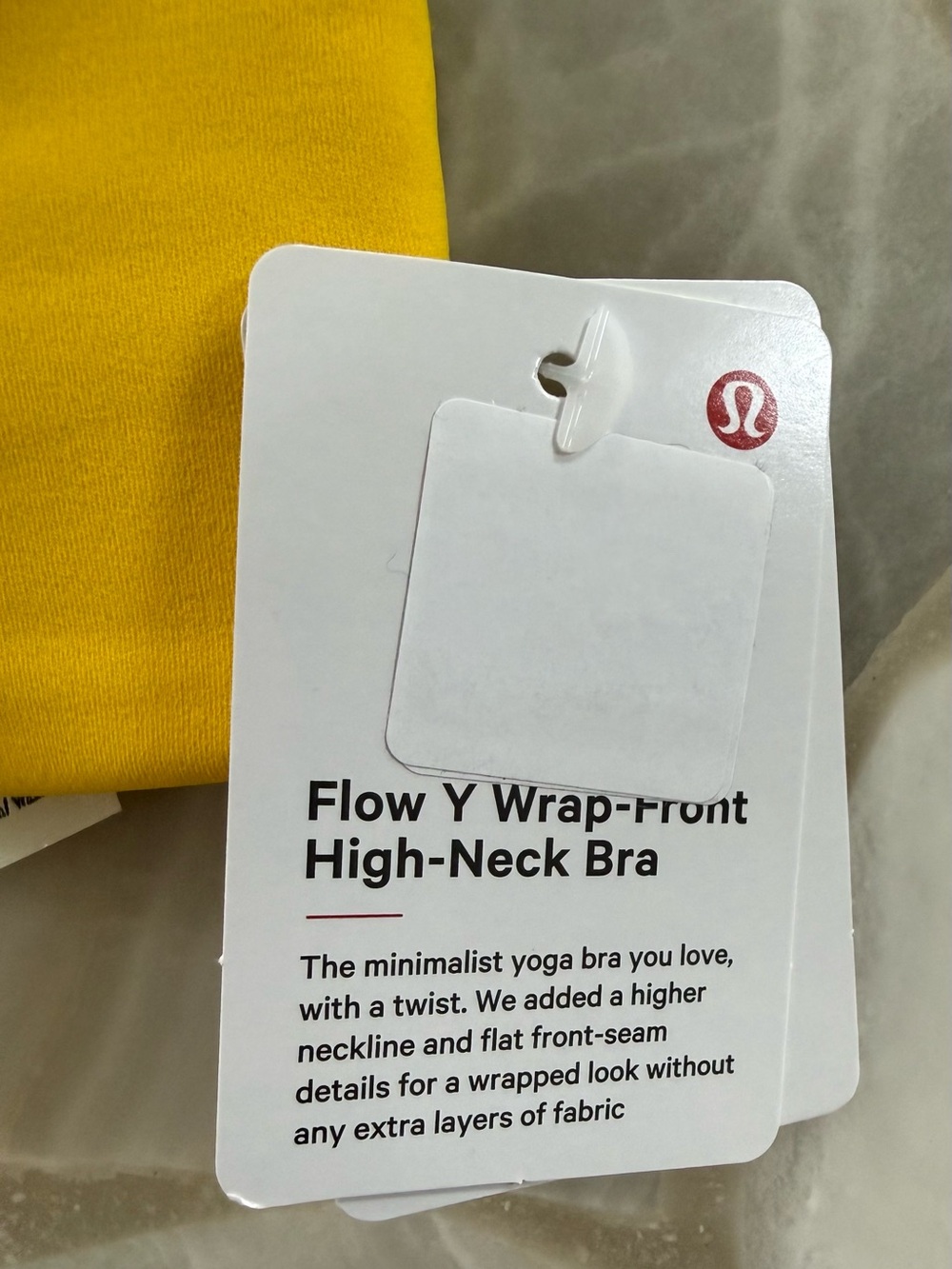 Lululemon Athletica NWT Flow Y Wrap Front High Neck Bra - Picture 4 of 5